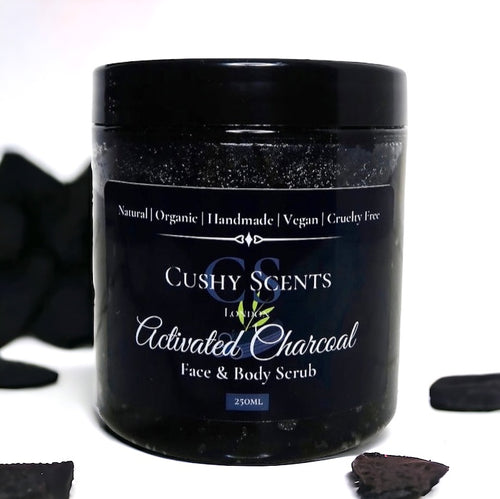 Activated Charcoal Face & Body Scrub 