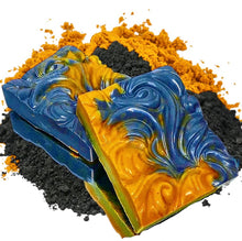 Load image into Gallery viewer, Turmeric & Charcoal Dual-Action Soap