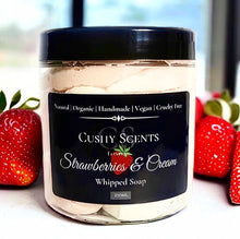 Load image into Gallery viewer, Strawberries &amp; Cream Whipped Soap
