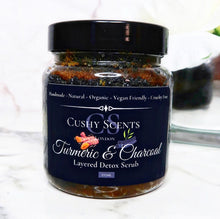 Load image into Gallery viewer, Turmeric & Charcoal Layered Detox Scrub