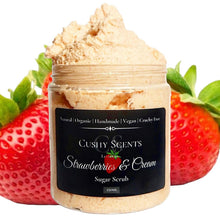 Load image into Gallery viewer, Strawberries & Cream Sugar Scrub