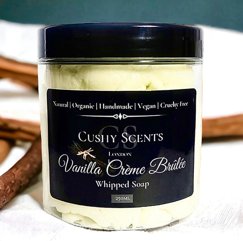 Vanilla Crème Brûlée Whipped Soap